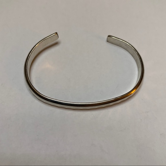 Large Sterling Cuff Bracelet - Picture 3 of 7